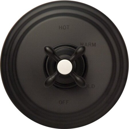 Newport Brass Escutcheon in Gloss Black 12243/54